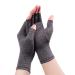 Rheumatoid Arthritis Gloves - Compression Gloves Fingerless Joint Pain Relief Hand Mitten Warmth Gloves Carpal Tunnel Gloves for Women Men S Gray A
