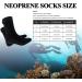 MOVOYEE 3mm Neoprene Anti-Slip Beach Volleyball Dive Socks - High Cut Wetsuit Booties for Water Sports - Black - Buy Online on GoSupps.com
