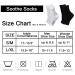Neuropathy Relief Socks - 4 Pairs for Men & Women | Toeless Compression Ankle Socks for Plantar Fasciitis | Soothe Neuropathy Pain | Black/White, Large-X-Large - Buy Online on GoSupps.com