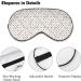 Colorful Dog Bone & Polka Dot Sleep Mask for Women - Adjustable Eye Shades with Elastic Strap - Buy Online on GoSupps.com