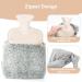 Bonilife 2L Hot Water Bottle with Cover for Period Pain Relief - BrownWhite - Buy Online on GoSupps.com
