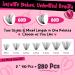 PRO DIY Eyelash Extension Kit - 280 PCs Individual Eyelashes Beginner-friendly Applicator & Brush | 9-16 MIX 60D+80D-D - Buy Online on GoSupps.com