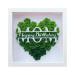 Pink Eyeshadow Box Frame Flower Frame Custom Flower Eyeshadow Box for Mom Valentine's Day for Couple Women Mothers and Friends Green 8 Inches