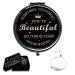 Calyders Sometimes You Forget You're Beautiful Travel Compact Pocket Mirror(Black) & Leaf Bracelet Gifts Box for Wife Girlfriend Mom Sister Friend Coworkers Neighbor Birthday Valentines Day Wedding