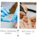 SOLUSTRE Nail Polisher Nail File Drill Bit Nail Polishing Heads Nail Tools Portable Pedicure Polisher Nail Polish Tools Nail Art Grinding Bit Alloy Manicure Tools Tungsten Steel - Buy Online on GoSupps.com
