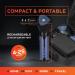LifePro Sonic Flex Adjustable Deep Tissue Massage Gun - Handheld Percussion Massager for Pain Relief and Improved Circulation - Buy Online on GoSupps.com