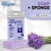 Esponjabon Mother of Pearl & Lavender Soap Sponges - Exfoliating Shower Scrubbers (2-Pack) for Face, Feet & Elbows - Buy Online on GoSupps.com