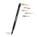 TWEEZERMAN Eyebrow Brush Flat 2-in-1 | Perfect Brow Shaping Tool - Black | International Shipping Available - Buy Online on GoSupps.com