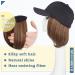 Women's Hairro Hat with Short Bob Hairstyle - Synthetic Baseball Cap Wig with Adjustable Highlight Balayage Extensions - Buy Online on GoSupps.com