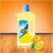 Flash All Purpose Wood Floor Cleaner with Almond Oil Mandarin & Cedarwood Scent Case of 6 Bottles + Our Gift for You: Organza Small Bag - Buy Online on GoSupps.com