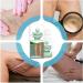 Rouleau liquide de soin des jambes solution hydratante naturelle non grasse Rouleau de massage liquide | Pour talon main corps athl tes nuit jour matin nuit hiver gym bureau spa - Buy Online on GoSupps.com