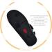 KXSM Diabetic Slipper Shoes - Adjustable, Extra Wide, Open Toe Footwear for Surgery Recovery & Orthopedic Support - Black 39 - Buy Online on GoSupps.com