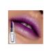 Women's Purple Lipstick, Dual Color Shimmer Metallic Purple, Silver Lipstick, High Pigment, Long Lasting, Waterproof, Shimmering, Glossy, Moisturizing, Matte Finish,