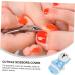 Manicure tools protect protective tent protective cap safety protection thread brush cutter nailing tool care cute scissors set fixed cover dead skin scissors silicone cover silica gel - Buy Online on GoSupps.com
