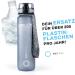 Refyll Sport Drinking Bottle with Fruit Container | BPA-Free Tritan Water Bottle for Sports Fitness School & Office (1L Gray) - Buy Online on GoSupps.com