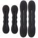 Jiahao strong holder hair sponge improved version 4 magic beauty hairstyle foam sponge donut maker ponytail bun twister tie 2 large and 2 small