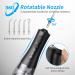 ENPULY Cordless Water Dental Flosser Portable 300ml Teeth Cleaner with 5 Modes & Jet Tips | IPX7 Waterproof Rechargeable Black Flosser for Effective Oral Care - Buy Online on GoSupps.com