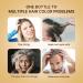 Buy 3 in 1 Black Hair Dye Shampoo - Herbal Gray Hair Coverage for Men & Women - Ammonia-Free Easy to Use Lasts 30 Days | 17FL Oz - Buy Online on GoSupps.com