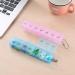 2Pcs Portable Pill Organiser - 7 Day Travel Tablet Box for Medication, Vitamins & Supplements (Pink and Blue) - Buy Online on GoSupps.com