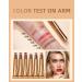 Shimmering Highlighter Beauty Wand with Cushion Applicator - Pearl White | Lightweight Waterproof Makeup Stick for Face & Body - Illuminator Pen for Women & Girls - Buy Online on GoSupps.com