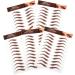 Healvian 15 Sheets sticker fake eyebrow stickers eyebrow stickers stickers make up eyebrow 1 count (Pack of 1) Brownx3pcs - Buy Online on GoSupps.com