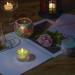 CandMak Tea Light Candle Cups - 50 Clear Polycarbonate Plastic Empty Mold Tins with 50 Tea Light Wicks - Buy Online on GoSupps.com