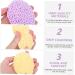 FRCOLOR 6 Pcs Bath Ball Body Powder Puff Scrubber Set - Spa Scrub Brush, Loofahs, Sponges for Bathing - Greek Sponges - 21.1x14cm - Buy Online on GoSupps.com