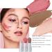 3Pcs Highlighting and Finishing Stick Set Includes blush contour and highlighter stick for a Flawless & Natural Glow For Nose Cheeks and Chin - Long-Lasting Easy Application (Set B 23G/Pc) Set B 7.67 g (Pack of 3) - Buy Online on GoSupps.com