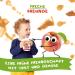 Cheeky Friends Bio Quetschie - Vegan Fruit Puree for Kids & Babies (Apple Peach Strawberry Grape) | 12x100g Squeezing Bags - Gluten-Free 6+ Months - Buy Online on GoSupps.com