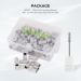 Buy Lavinda 80 Piece Small Sanding Bands - 180 Grit Zebra Nail Drill Bits for Acrylic Gel Removal & Nail Salon Use - International Shipping - Buy Online on GoSupps.com