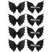 NAUZE Halloween Bat Hair Clips Hair Bow Clips Gothic Black Hairpin Bat Wings Hair Barrettes for Halloween Costume Accessories (4 pairs)