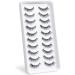 Natural Wispy Mink False Eyelashes - 10 Pairs | Volume Lashes - D-M02 (12mm) - Buy Online on GoSupps.com
