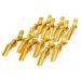 Premium 12 Pack Large Hair Clips for Styling & Sectioning - Gold Croc Clips for Thick Hair - Buy Online on GoSupps.com