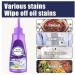 Ocennu Stain Remover Active Enzyme Laundry Stain Remover Purple Bottle Active Enzyme Laundry Stain Remover Garment Stubborn Stain Cleaner Oil Remover Clothes Oil Stain Remover (3Pcs) - Buy Online on GoSupps.com