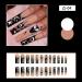 RIICFDD Extra Long Black Press on Nails with Star Moon Flame Designs - 24PCS - Buy Online on GoSupps.com