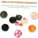 FUNOMOCYA 5pcs Artificial Pumpkin Decor Ornament Fake Pumpkin Photo Prop Simulated Pumpkin Lifelike Pumpkin Simulation Pumpkin Plaid Cloth Halloween Assorted Color 13x13cm - Buy Online on GoSupps.com