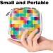 Abstract Colorful Square Grid Sanitary Napkin & Period Storage Bag - Color24 - Buy Online on GoSupps.com