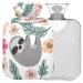 NAANLE CARTOON sloth hot water bottle with reference warm and cold therapy Transparent hot water bottle 1l warm steadel for bed hand feet warmer pain relief
