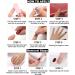 RUNRAYAY Pink French Press on Nails with Sequins Design - Gradient Fake Nails for Women | Acrylic Full Cover Coffin Spring Summer - Buy Online on GoSupps.com
