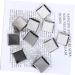 FOMIYES 60pcs Square Magnets Metal Pans for Eyeshadow Watercolor Plate Aluminum Plate Iron Plate M As Shown - Buy Online on GoSupps.com