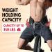 DMOOSE DIP Belt with Chain - Heavy Duty Steel Weightlifting Belt for Comfort Fit & Maximum Performance | Double Stitching | Universal Schwarz - Buy Online on GoSupps.com