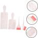 FRCOLOR 5 Sets Highlighter Comb Highlighting Board Hair Color Brush Hair Styling Supply Highlight Kit Hair Coloring Tools Hair Frosting Kit Hair Dye Tint Brush Pink To Color Abs Perm Board - Buy Online on GoSupps.com