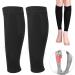 Calf Compression Stockings for Women - Nylon Polyurethane Swelling Reduction (Black L) - International Shipping - Buy Online on GoSupps.com