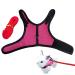 CHIPKART Small Pet Harness No Pulling Comfort Vest Guinea Pig Harness and Leash Set for Ferret Rats Bunny Hamster(L)
