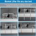 Blanket Lifter for Feet Sheet Riser Height Adjustable Relieve Pressure Foot Tent Blanket Support Holder Recovery with 4 Clips for Surgery - Buy Online on GoSupps.com