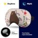 Light-Blocking Sleep Mask - Cute Bear & Bunny Eye Masks for Women | Comfortable & Soft Blindfold Eye Cover with Adjustable Strap for Men | Flower Design - Color 3 - Buy Online on GoSupps.com