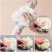 LiFann Leeffa 2-in-1 Soft Loofah & Washcloth - Exfoliating Bath Sponge for Smooth Skin | Gently Scrubs Dead Skin Perfect Shower Scrubber - Buy Online on GoSupps.com