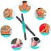 Muscle Roller Massage Stick - 17 Deep Tissue Tool for Trigger Point Therapy and Body Recovery (Green) - Buy Online on GoSupps.com