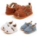 RVROVIC Baby Sandals Soft Sole Summer Shoes 0-6 Months - Denim Blue - Buy Online on GoSupps.com
