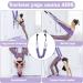 Wiyety Yoga Hammock - Aerial Yoga Kit Leg Stretcher Elastic Resistance Bands for Ballet Pilates and Gymnastics (Purple) - Shop Internationally - Buy Online on GoSupps.com